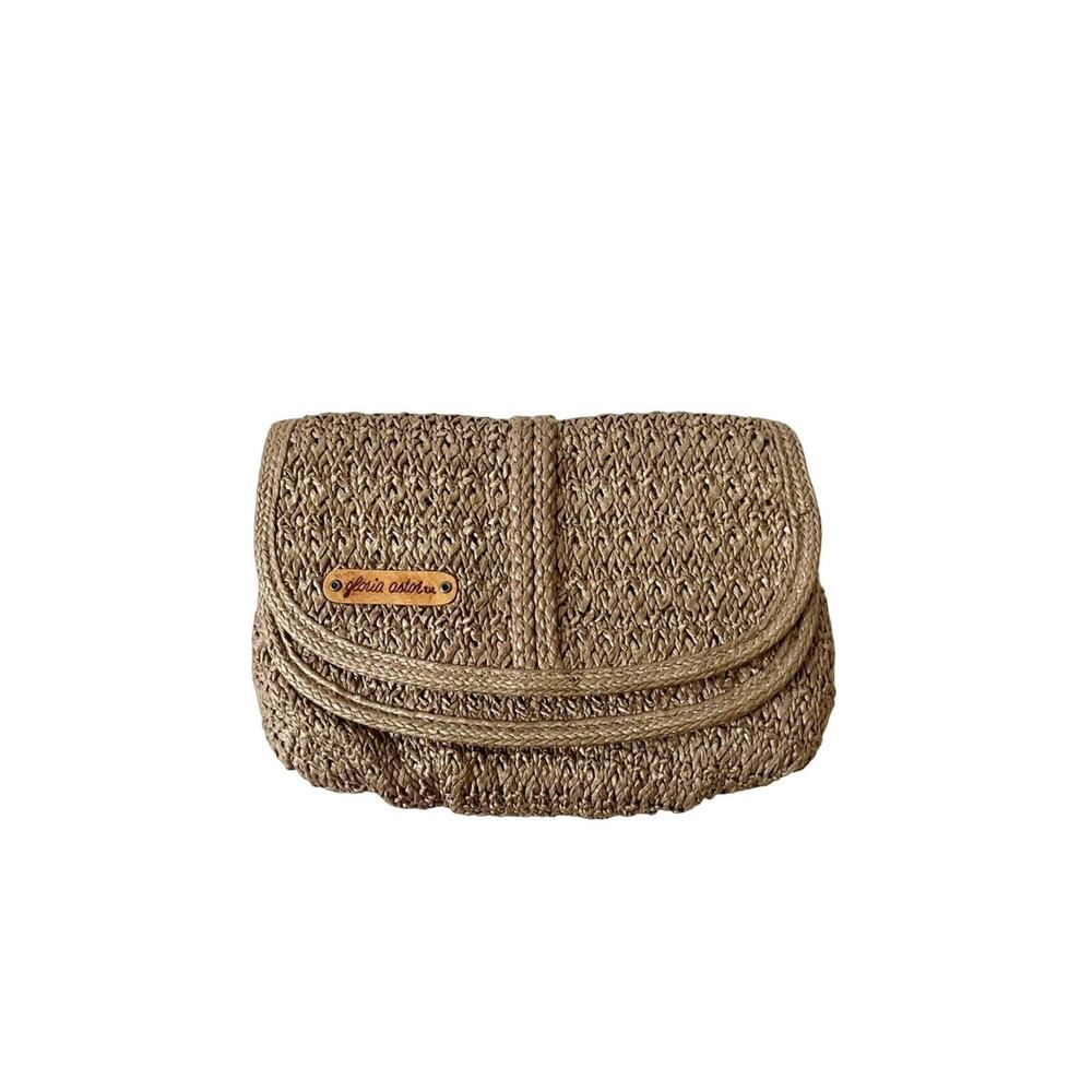 Gloria Astor Vintage Woven Clutch
